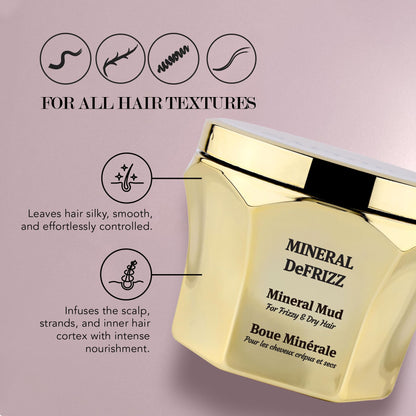 Saphira Dead Sea Mineral Mud Hair Mask – Deep Repair & Hydrating Treatment for Dry, Damaged, Frizzy & Curly Hair – Professional Hair & Scalp Care