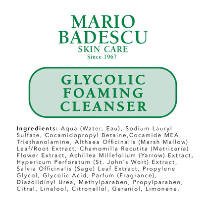 Mario Badescu AHA Body Lotion With Glycolic Acid - Moisturizing & Gentle Exfoliating Body Lotion for Softer, Youthful-looking Skin - Lightweight, Non-greasy Formula, 6 Fl Oz