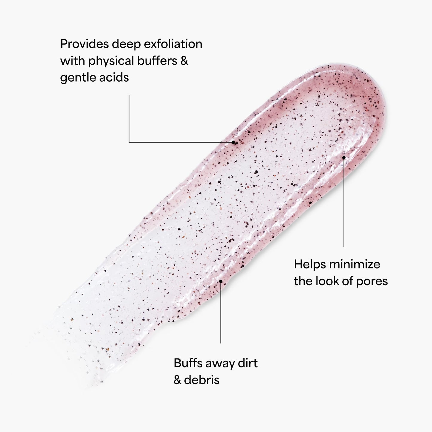 TULA Skin Care So Poreless Exfoliating Blackhead Scrub - Powerful and Gentle Exfoliation, Refreshing and Smoothing, Contains Probiotic Extracts, Volcanic Sand, Pink Salt, and Witch Hazel, 2.89 oz.