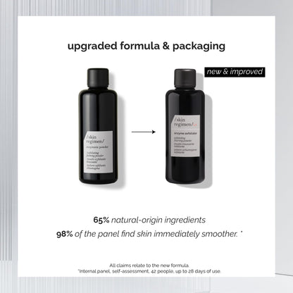 /skin regimen/Lx Enzyme Exfoliator, Exfoliating Foaming Powder, Smooths, Brightens, Unclogs Pores, Chlorella, Papaya Enzymes, Rice Starch, Clean Beauty, Vegan, Sensitive Skin, 1.94 Oz
