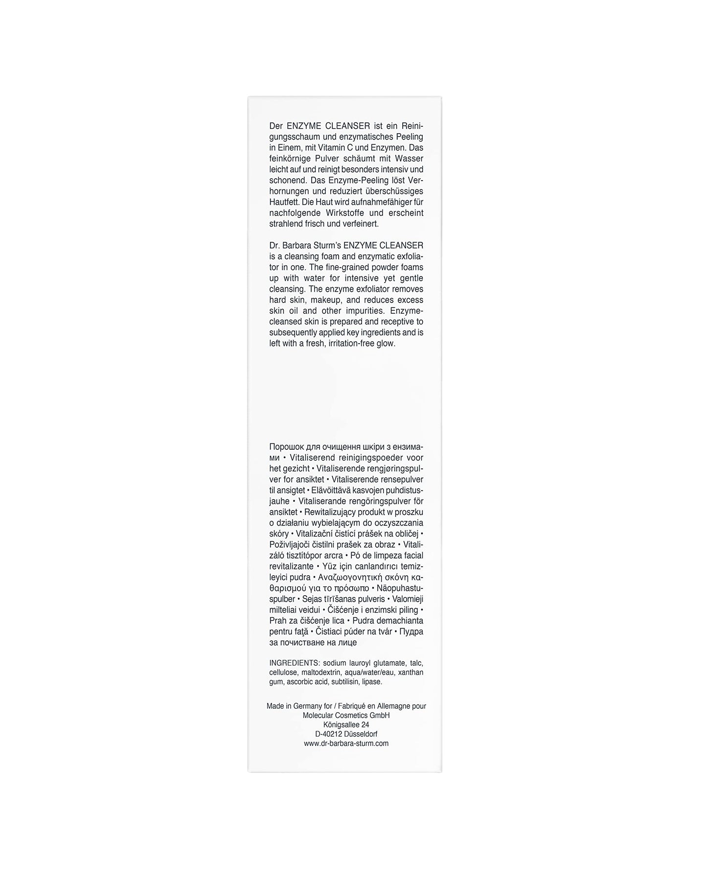 Dr Barbara Sturm Enzyme Cleanser