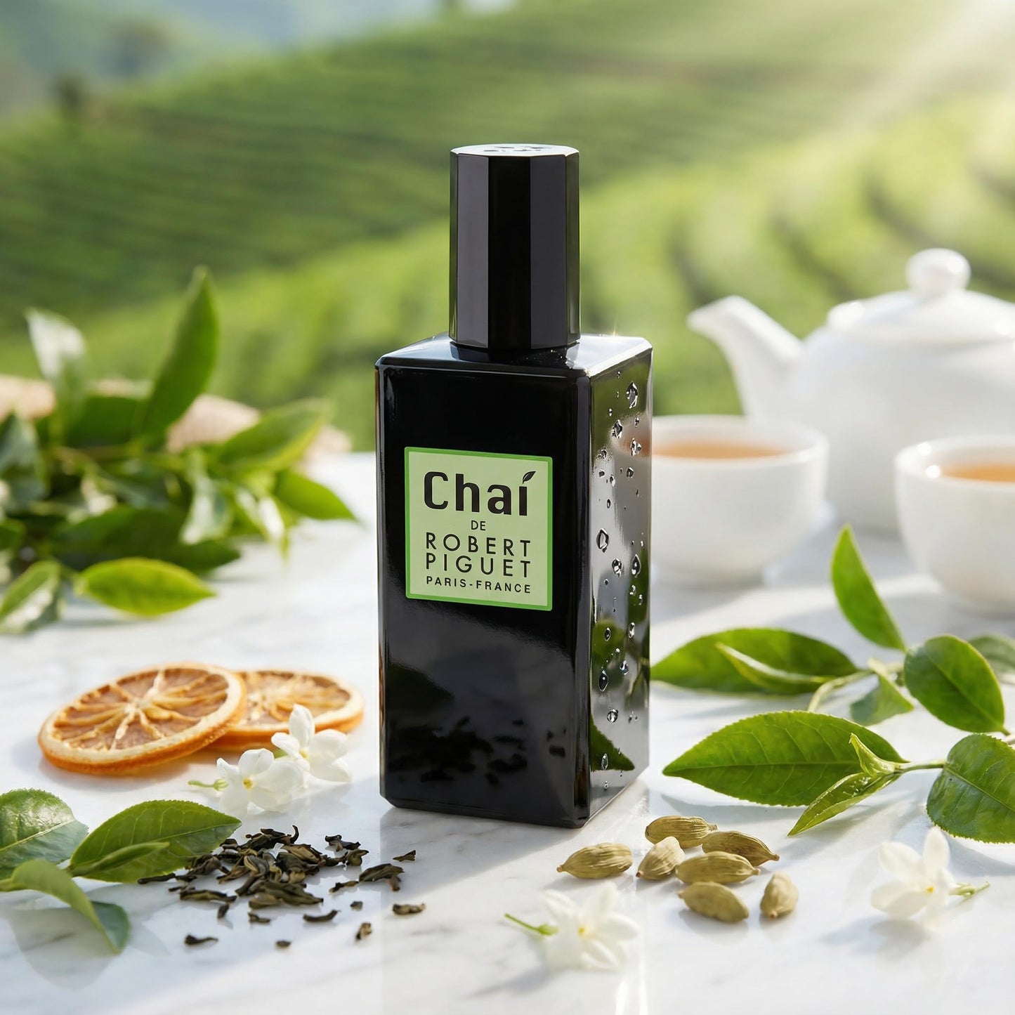 Robert Piguet Chai Eau de Parfum Spray - Unisex Aromatic Perfume with Notes of Bergamot, White Tea & Oak - Made in France, 3.4 Fl Oz