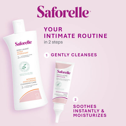 Saforelle Intimate Soothing Cream - 40 ml - Intimate Cream with Burdock Extract Helps Soothe Irritation and Discomfort
