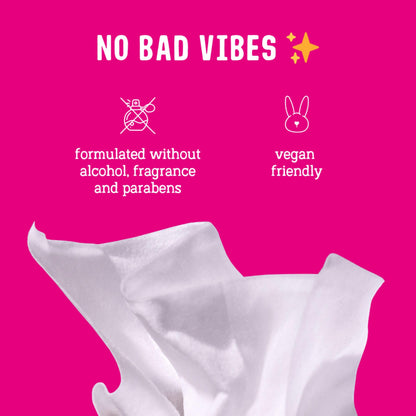 Flo - Get Fresh Wipes (20 Count, Pack of 1) pH Balanced Feminine Wipes - Super Soft - Soothing Aloe Vera, Coconut, Shea Butter - Sensitive Skin Friendly - Made with Plant Cellulose - Vegan Friendly
