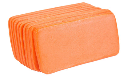 Primacare IS-5202 (Pack of 10) Padded Aluminum Finger Splints, Finger Brace for Pain Relief Sport Injuries, Basketball, Finger Buddy Wraps for Broken, Swollen Fingers or Dislocated Joint, 2", Orange
