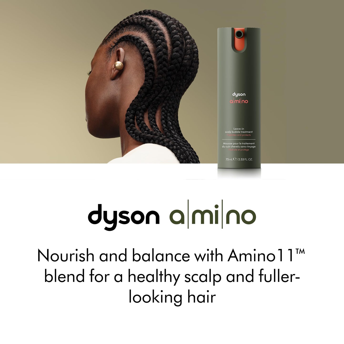 Dyson Amino™ leave-in scalp bubble treatment, 75mL