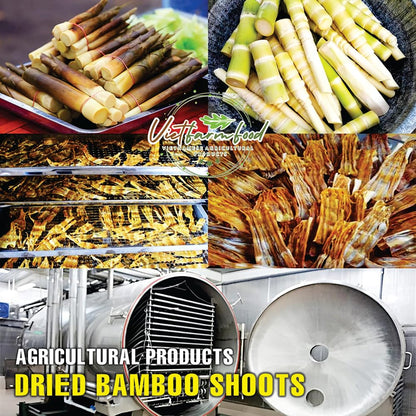 DRIED FOREST BAMBOO SHOOT 5.29 Oz (150g) VIETFARMFOOD: Dried agricultural product with pure natural flavor. Used as cooking ingredients to prepare delicious, nutritious dishes, suitable for vegetarian