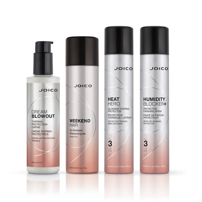Joico Humidity Blocker+ Protective Finishing Spray | For Most Hair Types | Protect Against Heat, Humidity, & Pollution | Boost Shine | Eliminate Static | Reduce Frizz | Paraben & Sulfate Free