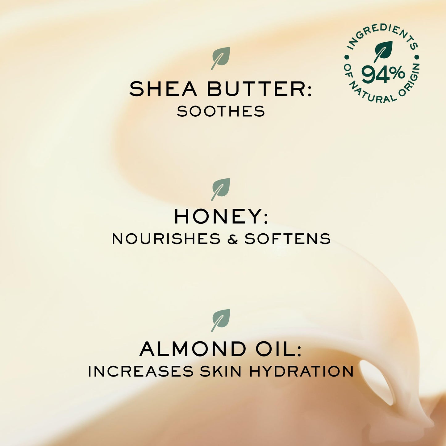Nuxe Rêve de Miel Ultra-Comforting Body Cream With Shea Butter and Honey for Dry and Sensitive Skin, 13.4 Fl Oz