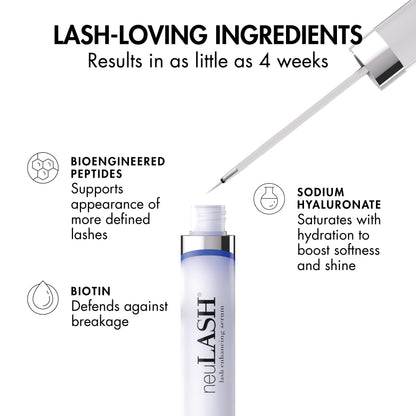 Eye Lash Enhancing Serum for Thicker, Longer Looking Lashes - neuLASH Eyelash Serum by Skin Research Laboratories - Advanced Formula Improves the Look of Natural Lash Follicles & Healthy Lash Lines