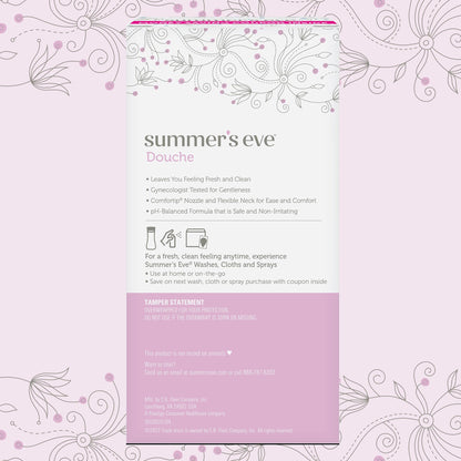 Summer's Eve Douche, Island Splash, Vaginal Douche for Women to Help Reduce Vaginal Odor, 4.5 oz, 4-Count