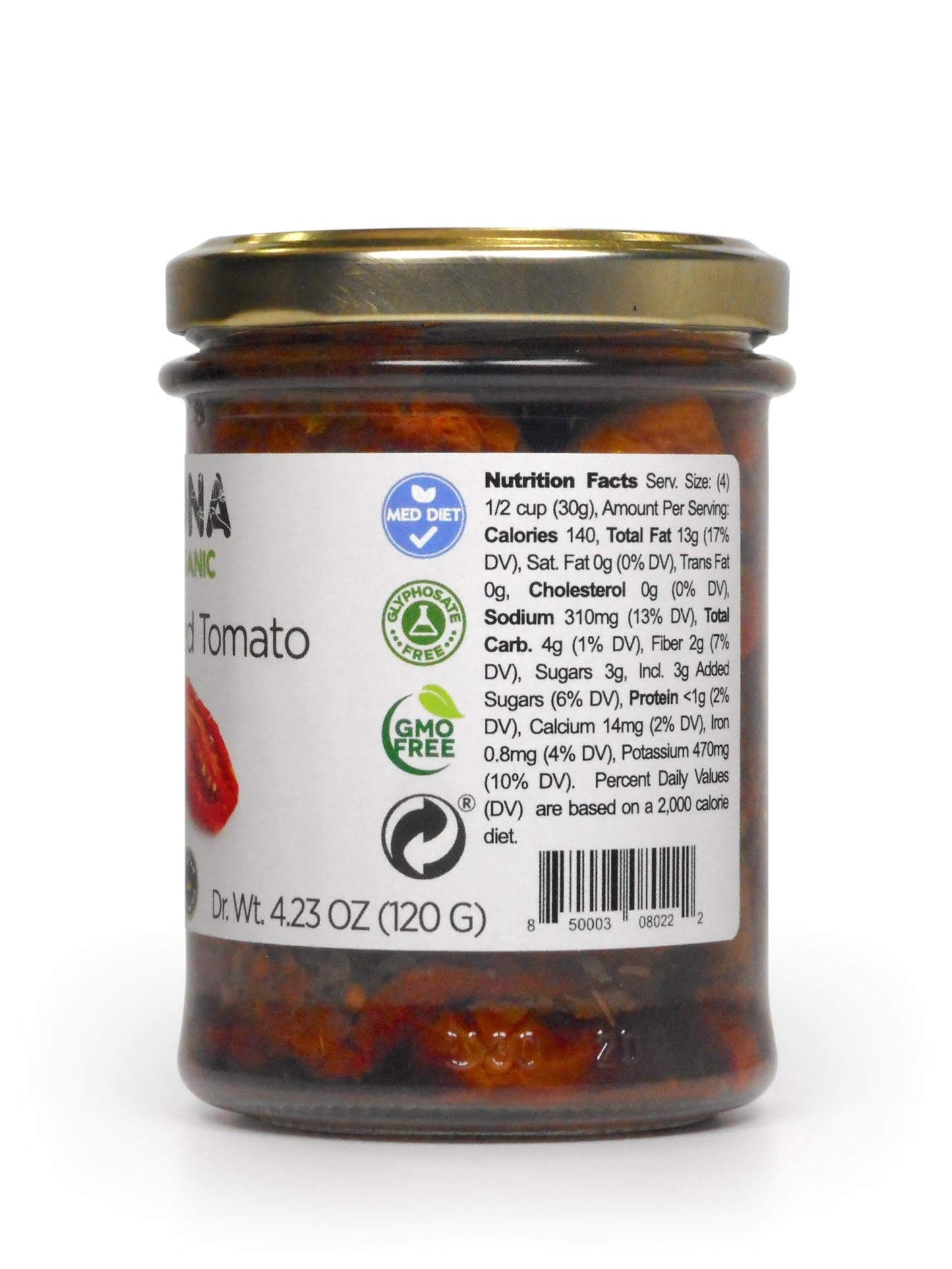 Zona Organic Spanish Sun Dried Tomatoes, 6.7 oz (Pack of 2)
