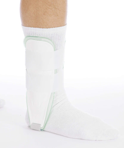 United Ortho US8812G Air/Gel Stirrup Ankle Brace, Medium, Black
