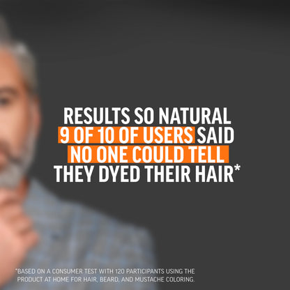 American Crew Undetectable Men's Hair Color |Medium Brown Demi-Permanent Hair Dye | Natural-Looking Gray Coverage for Men, 004 Medium Brown, 1 pack