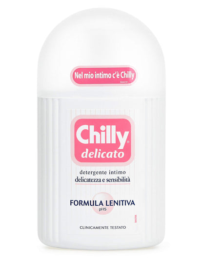 Chilly:"Formula Lenitiva" ("Lenitive Formula") Delicate Intimate Cleanser 6.76 Fluid Ounce (200ml) Package