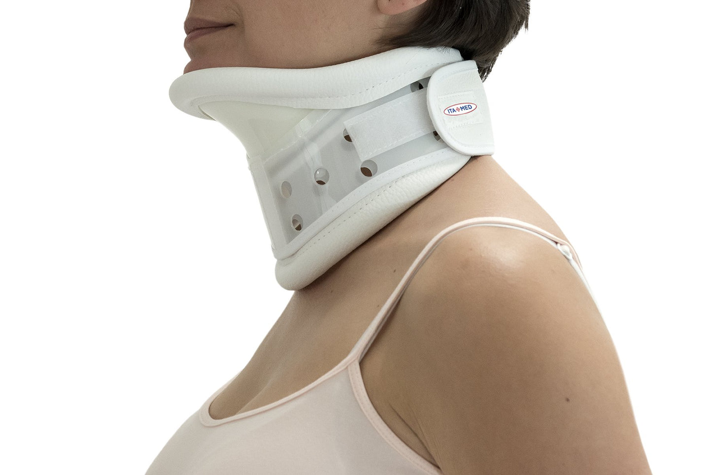 Ita-med Cc-265 Rigid Plastic Cervical Collar with Chin Support, Medium