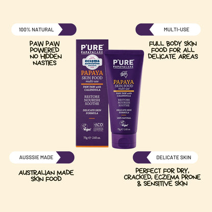 P'URE PAPAYACARE Papaya Skin Food Multi-Use 2.64 Ounces