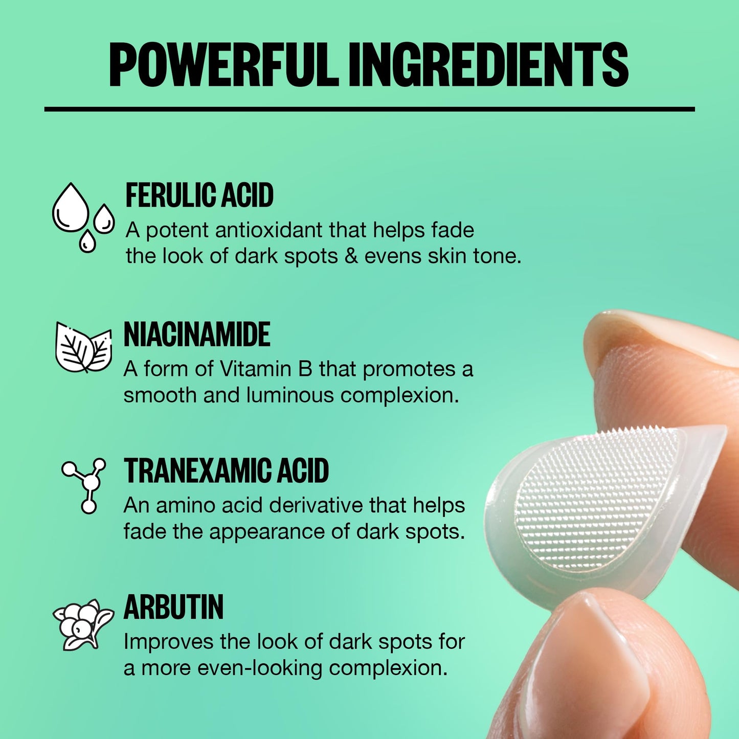 PEACE OUT Microneedling Dark Spot Brightening Dots, Targeted Dark Spot Corrector Patches for Face with Dissolving Microneedles, 12 Count