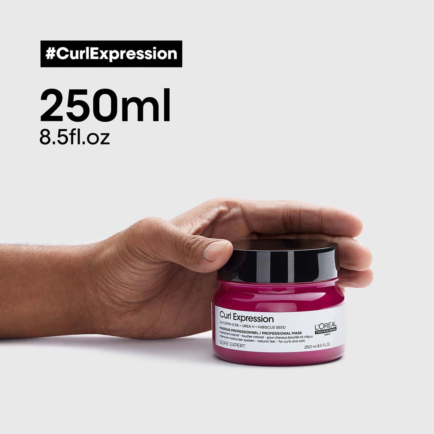 L'Oréal Professionnel Paris Curl Expression Mask - Moisturizes and Pre-Detangles For Curly and Coily Hair Types, Adds Shine, Paraben-Free