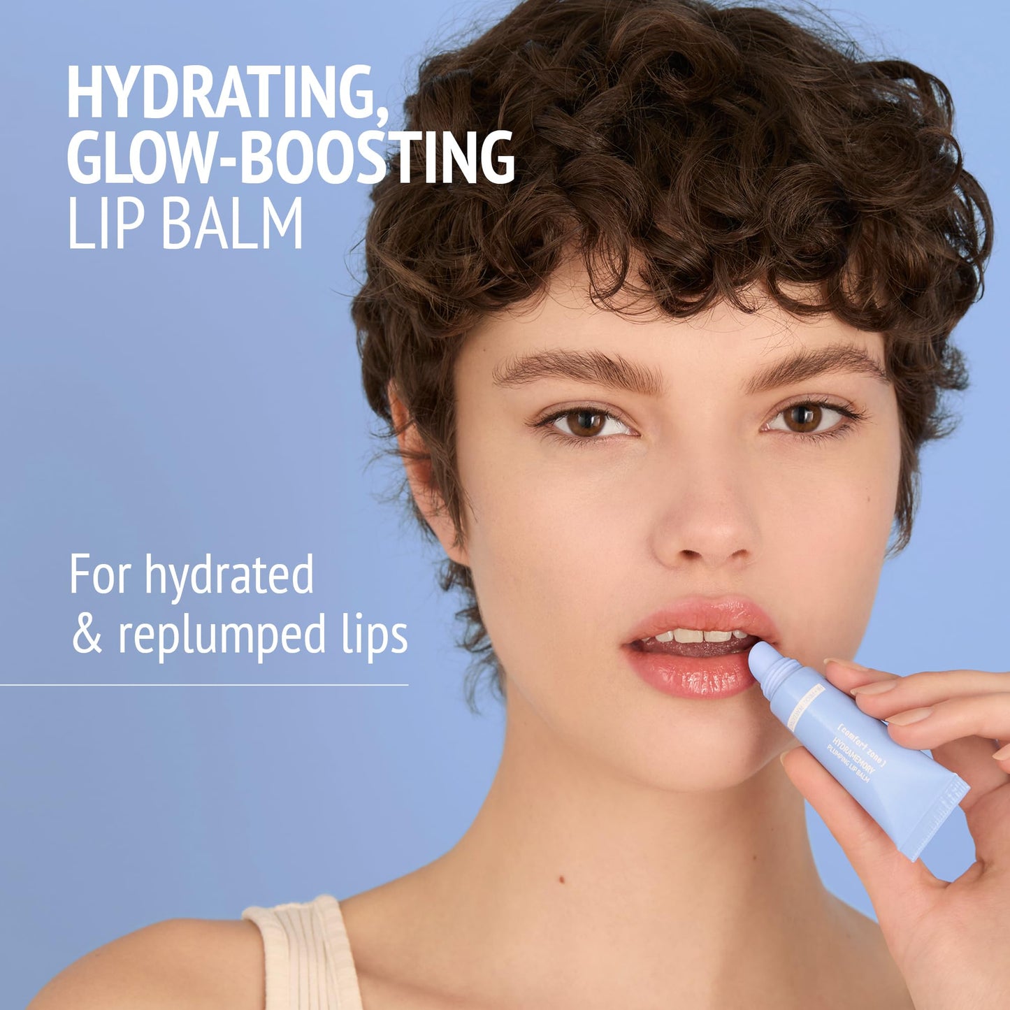 Hydramemory Plumping Lip Balm, Glossy Finish, Non Sticky, Improves Appearance, Volumizing Treatment, Hydrates, Vegan, Prickly Pear, Hyaluronic Acid, Daily Care Routine, 0.34 Fl Oz