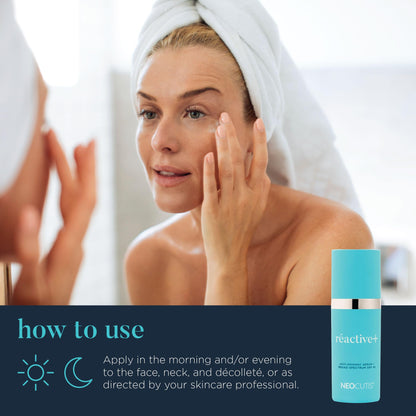 NEOCUTIS RéACTIVE+ Vitamin C & E Antioxidant Serum with Broad‑Spectrum SPF 45 – Protects & Revitalizes Skin – Reduces Fine Lines & Redness – 1 fl. oz.