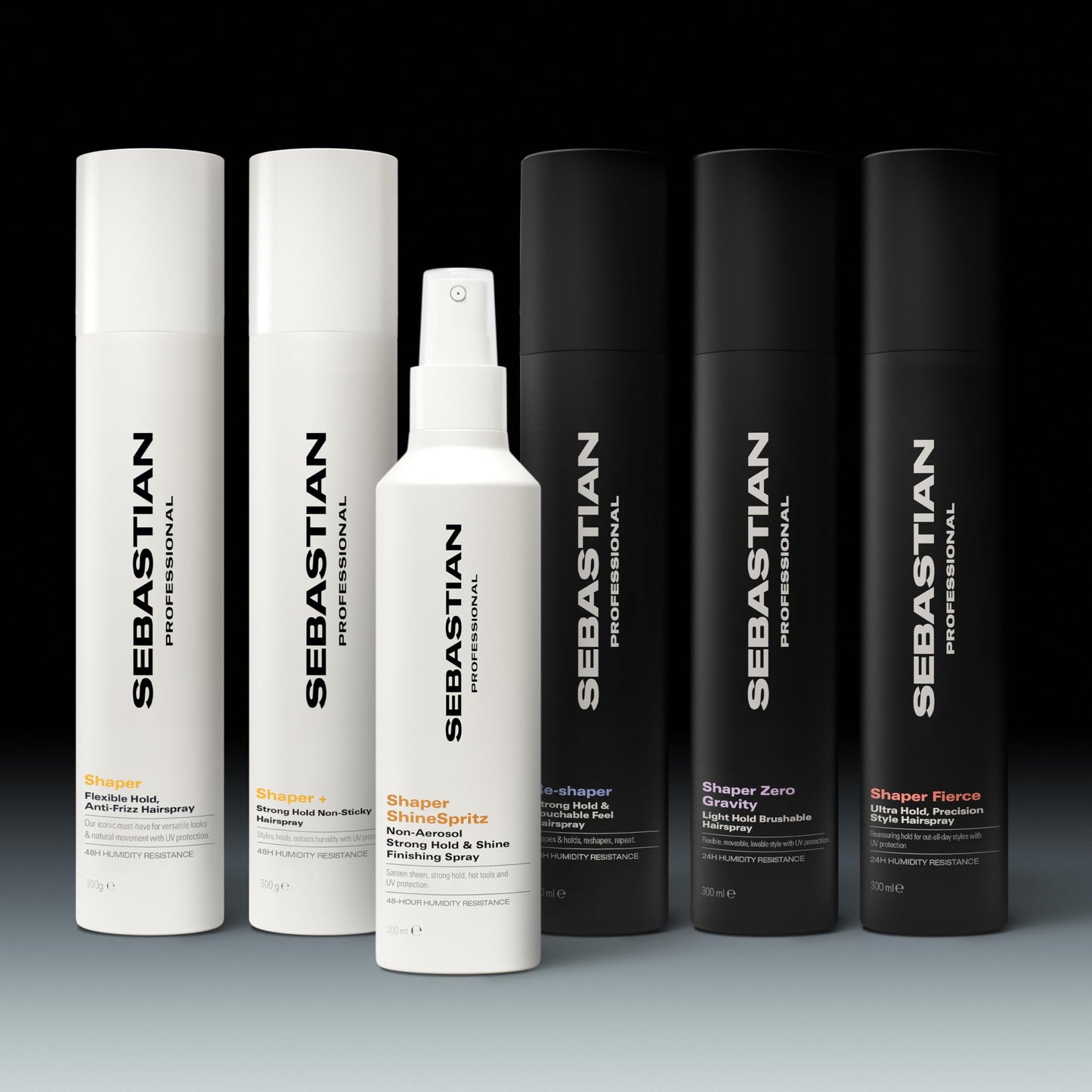 Sebastian Professional Shaper Plus Hairspray | Touchable, Humidity Resistant, Extra Hold | 24 Hour Flexible Styling Control | For All Hair Types
