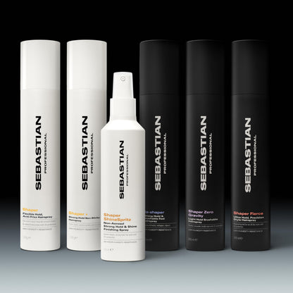 Sebastian Professional Shaper Plus Hairspray | Touchable, Humidity Resistant, Extra Hold | 24 Hour Flexible Styling Control | For All Hair Types