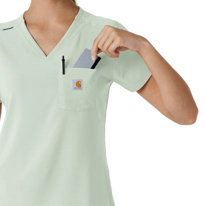 Carhartt Women's Tuck-in Scrub Top - Big Sky, XS