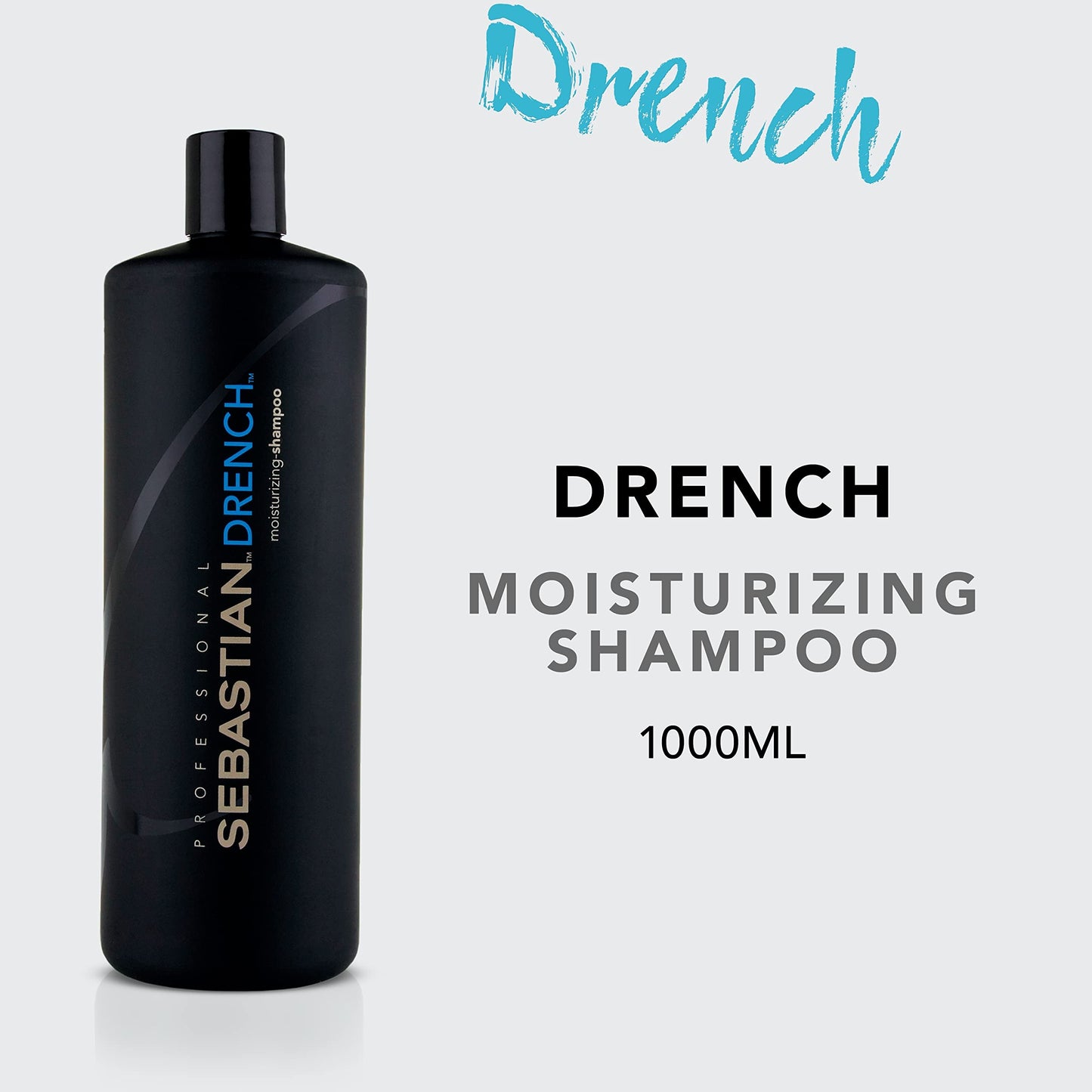 Sebastian Professional Drench Shampoo| Deep Moisturizing for Dry, Frizzy & Chemically Treated Hair