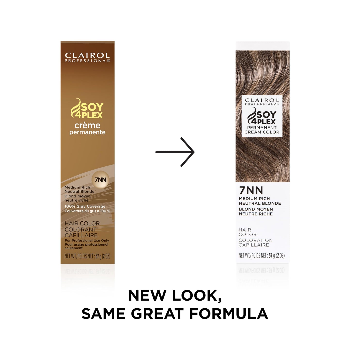 Clairol Professional Permanent Cream Hair Color | Blonde, Brown, Black, & Red-Violet Shades for 100% Gray Coverage | Deep Conditioning & Fade Resistant Results
