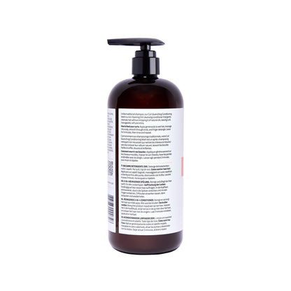 CURLSMITH - Curl Quenching Conditioning Wash - Vegan Cowash 2 in 1 Conditioner and Shampoo for Wavy, Curly and Coily Hair (32oz)