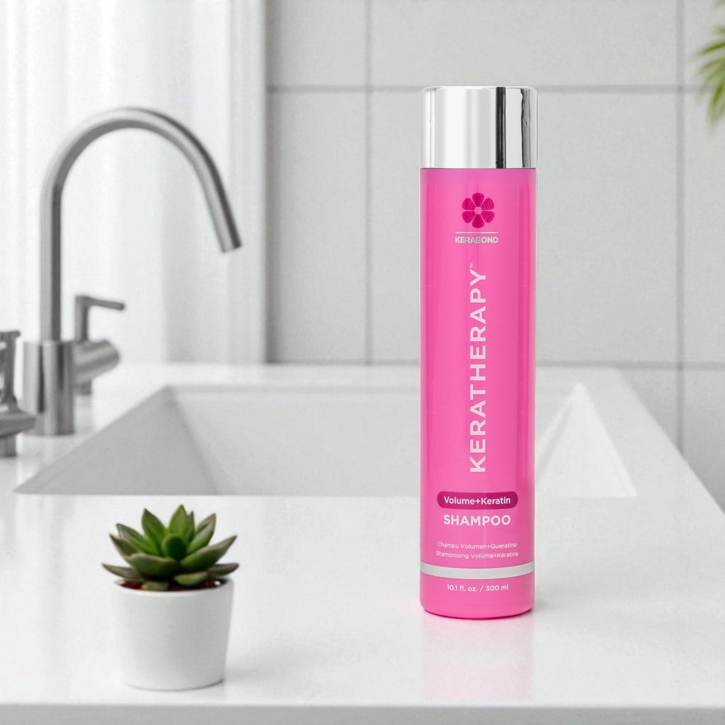 Keratherapy Keratin Infused Volume Shampoo, 10.1 fl oz, 300 ml - Volume Shampoo for Thin Hair - Kerabond Technology with Hemp Seed Oil, Indian Laurel Extract, Sea Kelp & Hydrolyzed Silk
