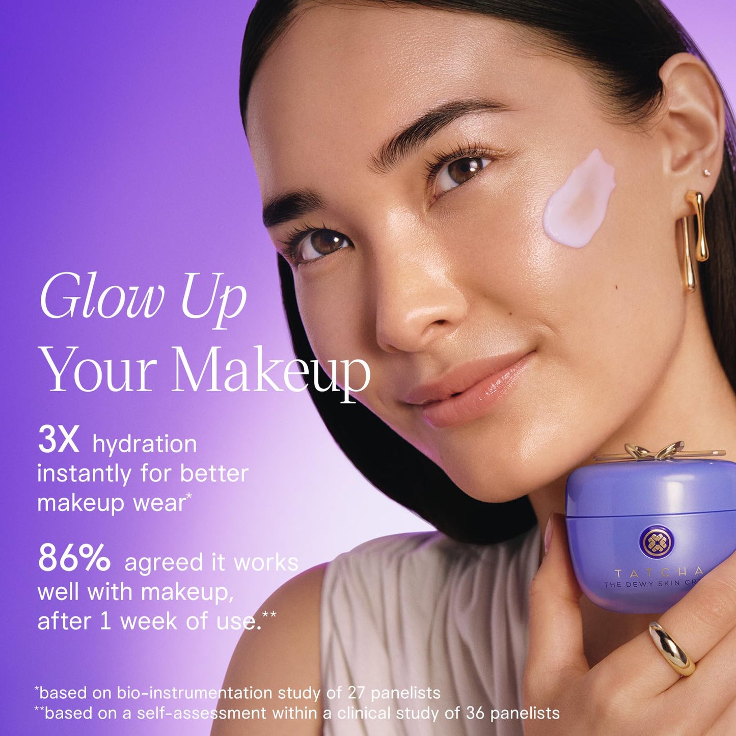 TATCHA The Dewy Skin Cream | Rich Face Cream to Hydrate, Plump and Protect Dry and Combo Skin,