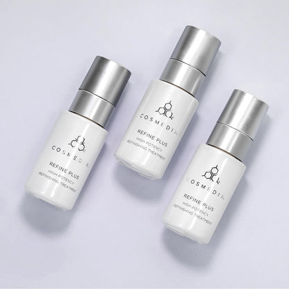 COSMEDIX Refine Plus, High Potency Anti-Aging Treatment for Face - PM Night Facial Peel for Acne Scars, Dark Spots, Fine Lines & Hyper-Pigmentation with Retinol Complex & Hydrating Ingredients
