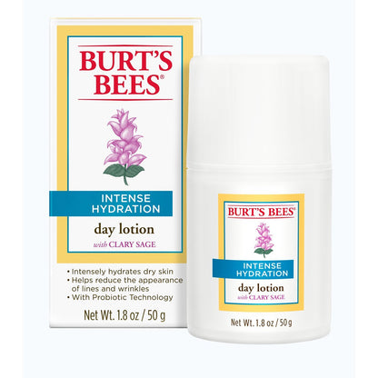 Burt's Bees Intense Hydration Day Lotion, Moisturizing Face Lotion, 1.8 Ounces