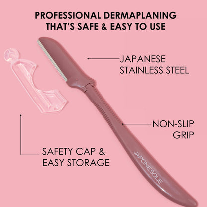 JAPONESQUE‌ ‌Complexion‌ ‌Perfection‌ ‌Dermaplaner‌ ‌Razor‌ ‌Set
