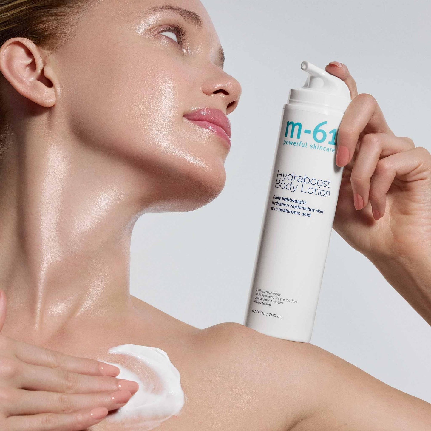 m-61 Hydraboost Body Lotion | Daily Lightweight Moisturizing Body Lotion With Hyaluronic Acid, Shea Butter, and Aloe. For All Skin Types - 6.7 Fl Oz.