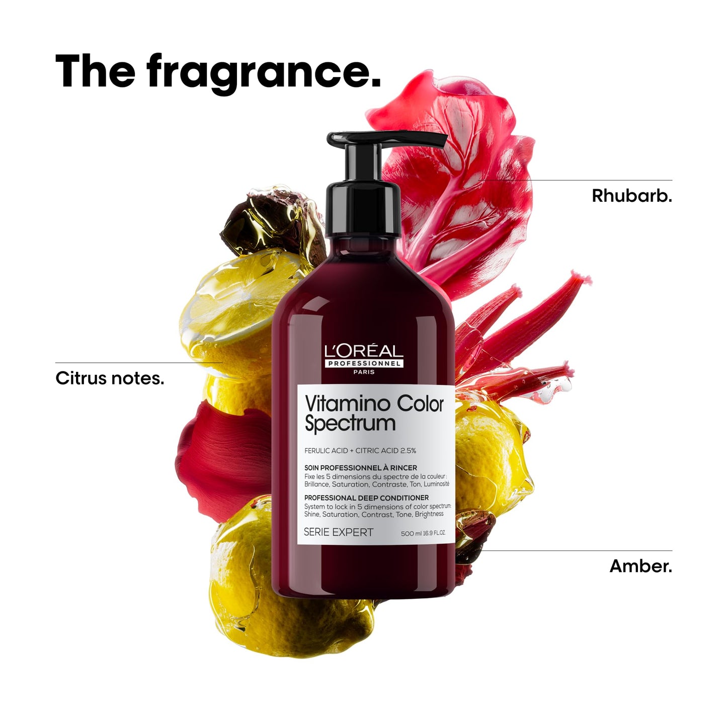 L'Oréal Professionnel Paris Vitamino Color Spectrum Deep Conditioner - Maintains Day 1 Vibrancy, Ultra High Glass Shine, Rich Vibrant Colors, Strengthens & Smoothens Hair, Color Toning