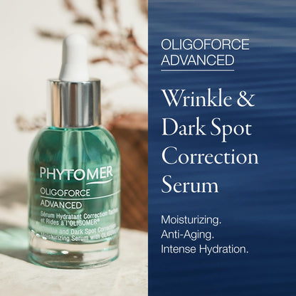 PHYTOMER Oligoforce Advanced Moisturizing Skin Serum | Wrinkle Correction | Anti-Aging Skin Firming Cream | Delivers Intense Hydration for Face | 30 ml