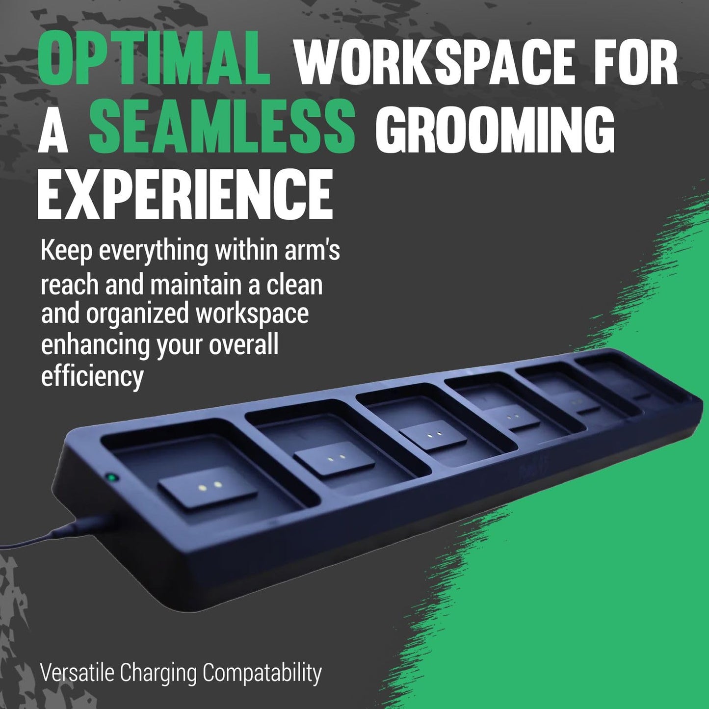 Tomb 45 Power Pods Base - Charging Base for Barber Accessories - Wireless Charging Station for Hair Clippers