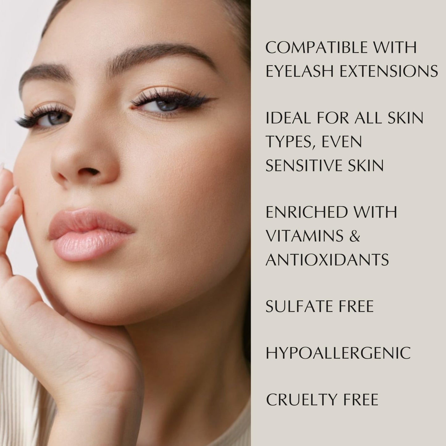 Xtreme Lashes Mini Cleansing Kit, Eye Makeup Remover & Facial Cleanser Liquid Pump 0.5 Fl Oz, 25 Lint Free Applicators, Lash Extension Safe, Travel Friendly, TSA Compliant