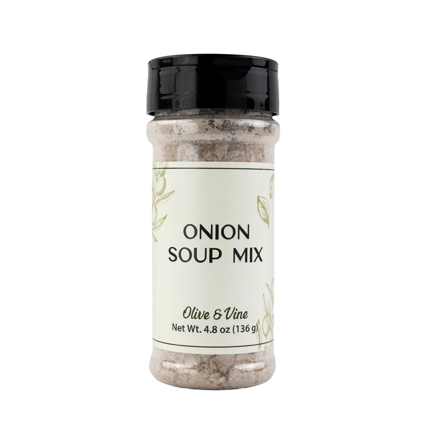 Olive & Vine Onion Soup Mix, Savory Flavor, For Soups & Dips, Rich Tradition, Authentic Taste, For Global Recipes (4.8 Ounce)