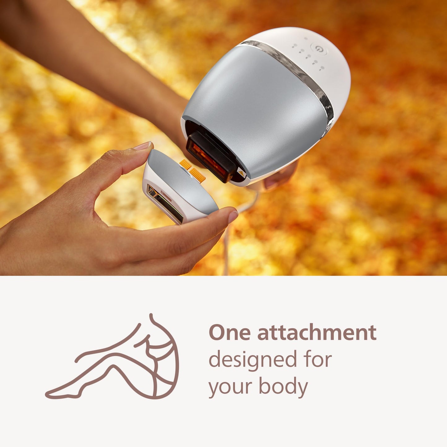 Philips Lumea 7000 Series IPL Hair Removal Device, for Women & Men, Visible Permanent Laser Hair Reduction Done at Home, SenseIQ Technology, Uniquely Curved Attachment for Body, BRI931/03