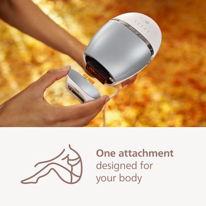 Philips Lumea 7000 Series IPL Hair Removal Device, for Women & Men, Visible Permanent Laser Hair Reduction Done at Home, SenseIQ Technology, Uniquely Curved Attachment for Body, BRI931/03