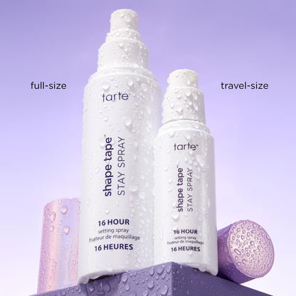 tarte shape tape vegan stay spray