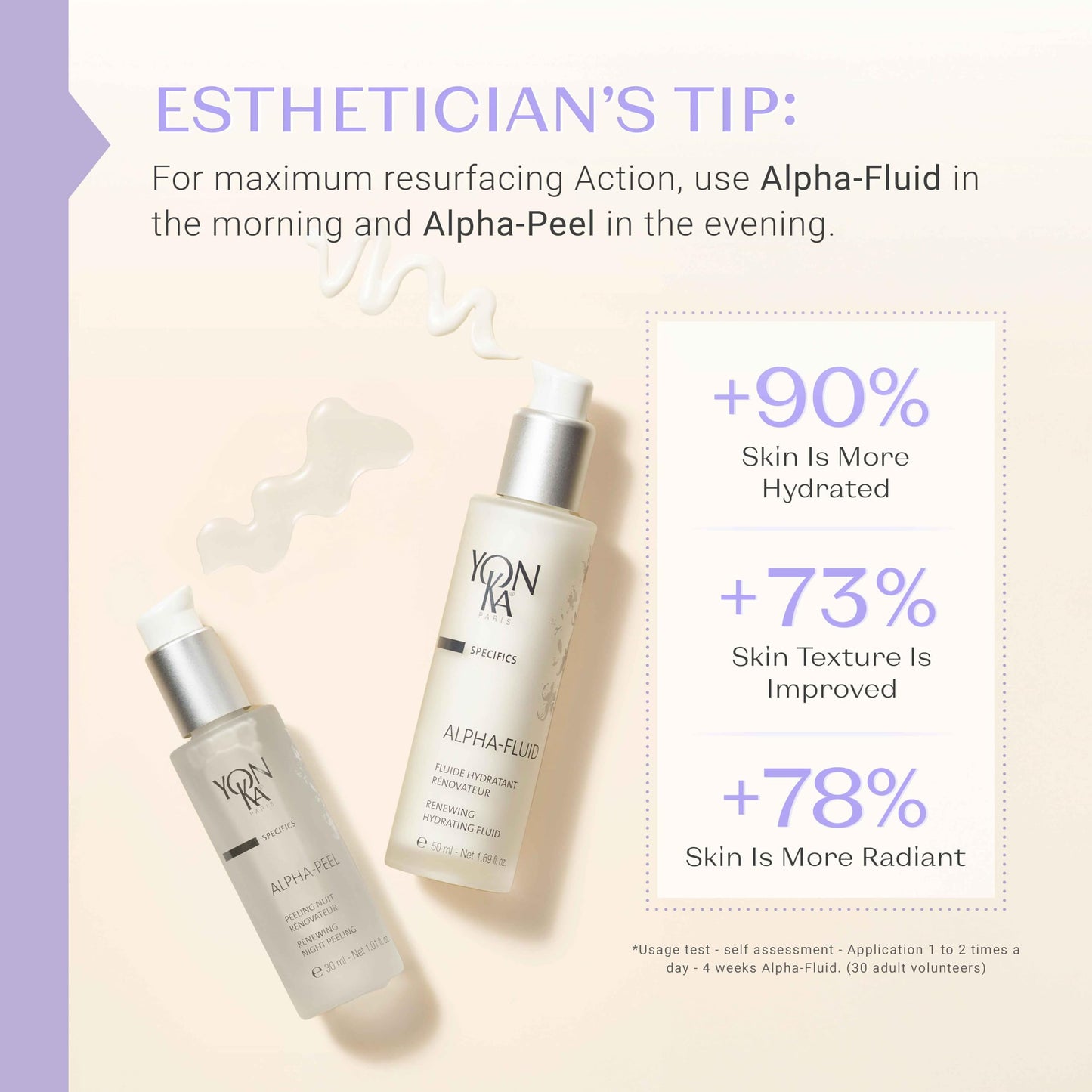 Yon-Ka Alpha Fluid | Age Defense Lightweight Moisturizer for Fine Lines | Vitamin E, Rice Bran Oil and Fruit AHA | for All Skin Types | 1.69 fl oz