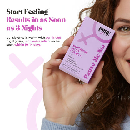 PURE WOMAN - Pause-Me-Not Suppositories - Menopausal Symptom Relief - Natural Ingredients - Relieves Hot Flashes & Vaginal Dryness - Promotes Stable Mood - Enhanced Vaginal Relief - 10 Pk