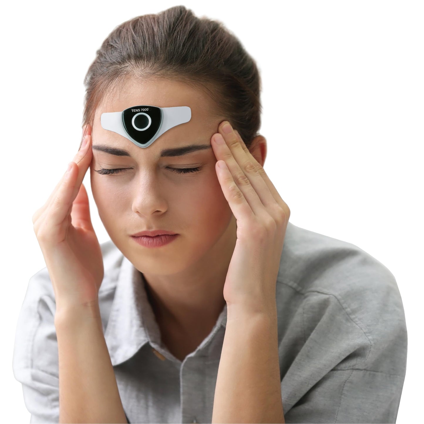TENS 7000 Migraine Relief Device, Migraine Relief Wearable for Migraines and Migraña, Drug-Free Pain Relief Product