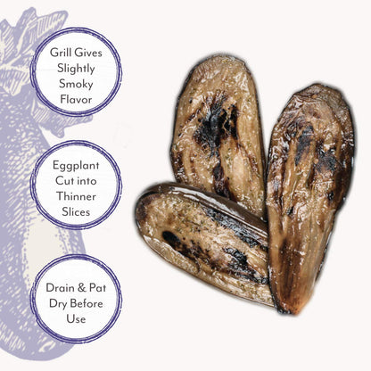 Roland Foods Grilled Eggplant Marinated in Oil, Specialty Imported Food, 63.5-Ounce Package