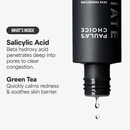 Paula's Choice SKIN PERFECTING 2% BHA Liquid Exfoliant with Salicylic Acid, Facial Polish for Enlarged Pores, Wrinkles & Fine Lines, Suitable for Blackhead-Prone Skin, Fragrance-Free